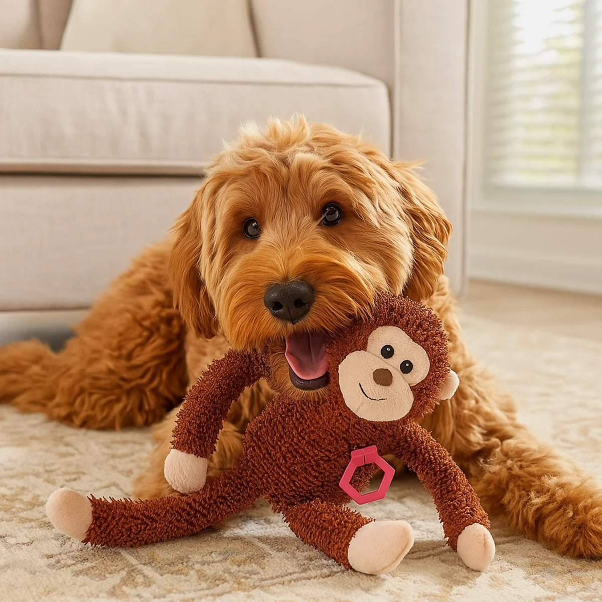 Barkbutler x FOFOS Tough Dog Toy Monkey Long Body - Rufftail