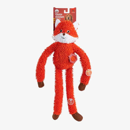 Barkbutler x FOFOS Tough Dog Toy Fox Long Body
