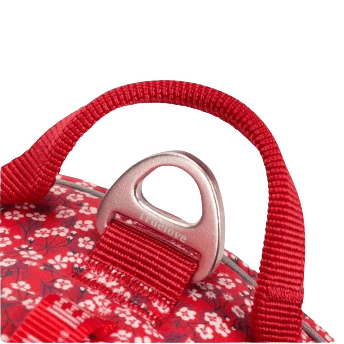Truelove Floral No-Pull Dog Harness Cordura Fabric - Poppy Red