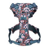 Floral No-Pull Dog Harness Cordura Fabric - Navy Blazer