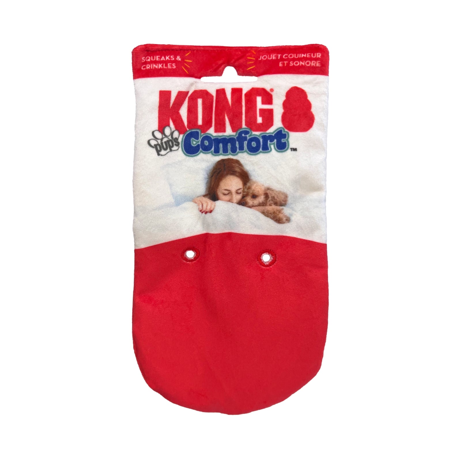 Kong Comfort Pups Goldie Super-Soft & Squeaky Dog Toy - Rufftail