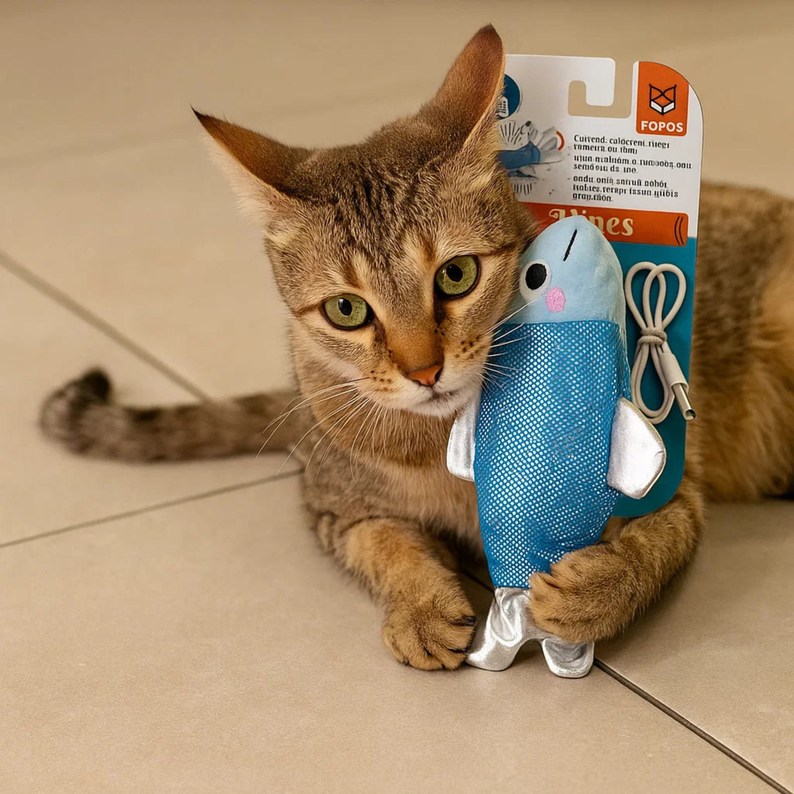 Barkbutler x FOFOS Sardines Dancing Fish Electric Cat Toy product image 3 - Rufftail Pune