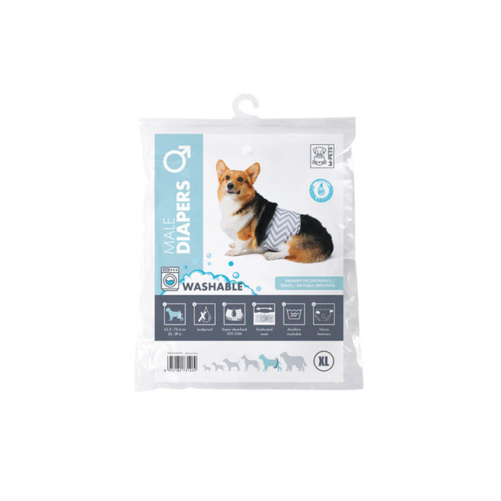 M-Pets Washable Male Dog Diaper - Rufftail Pune