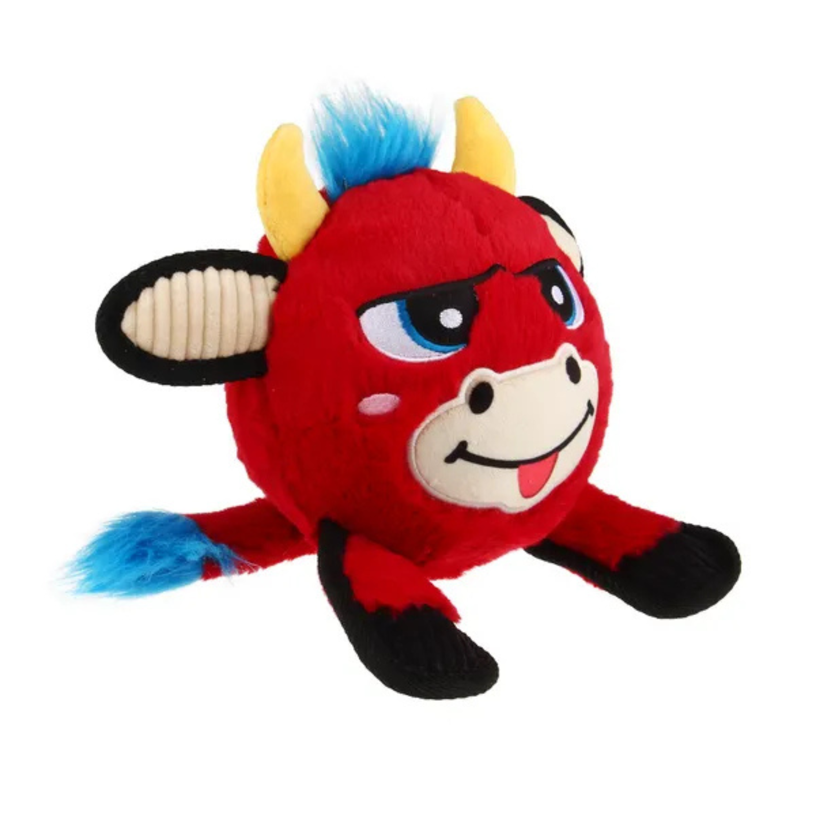 GiGwi Plush Jumball Bull Toy for Dogs (Red) product image 2 - Rufftail Pune