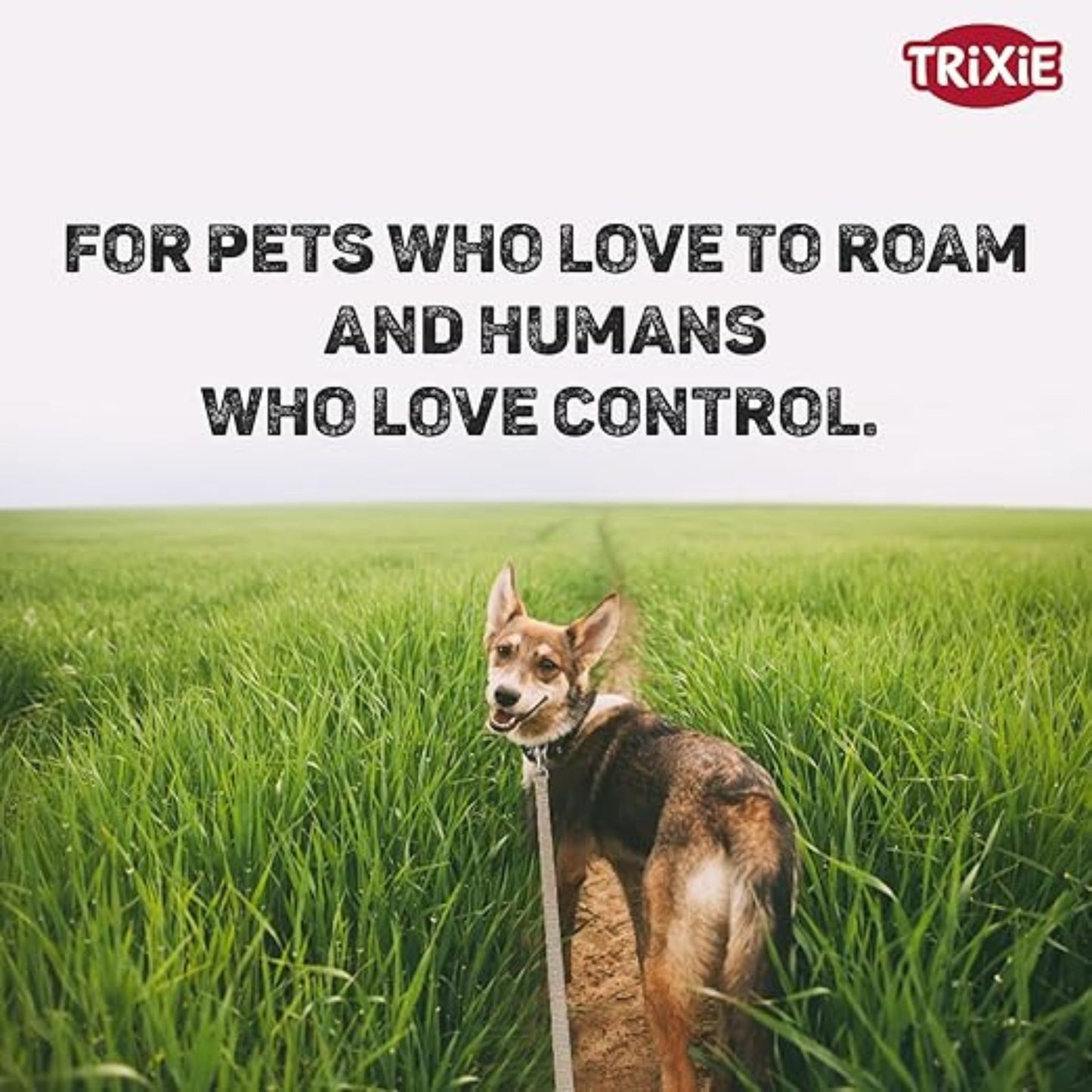 Trixie Premium Lead Extra Long M-L Black Leash