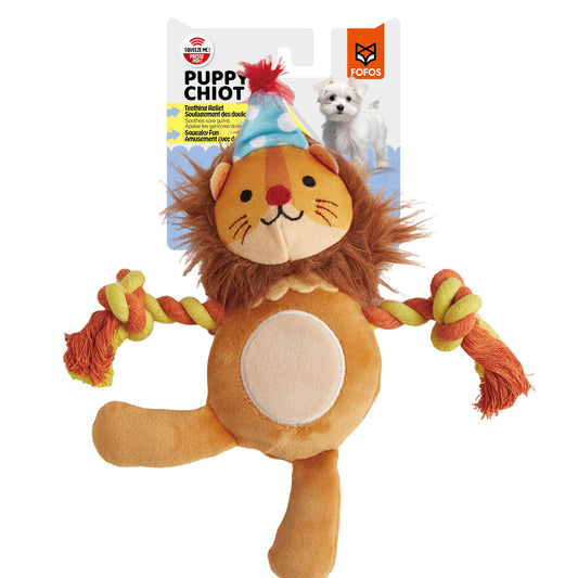 Barkbutler x FOFOS Fluffy Puppy Toy Lion