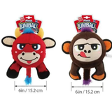 GiGwi Plush JUMBALL Monkey Toy for Dogs (Brown) - Rufftail