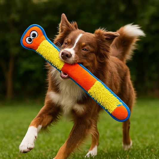 Outward Hound Durablez Nubby Snake - Squeaky Interactive Dog Toy XL