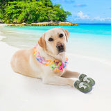 Truelove Reflective Waterproof & TPR Sole Dog Shoes- Set Of 4 Cypress/Harbor Gray product image 3 - Rufftail Pune