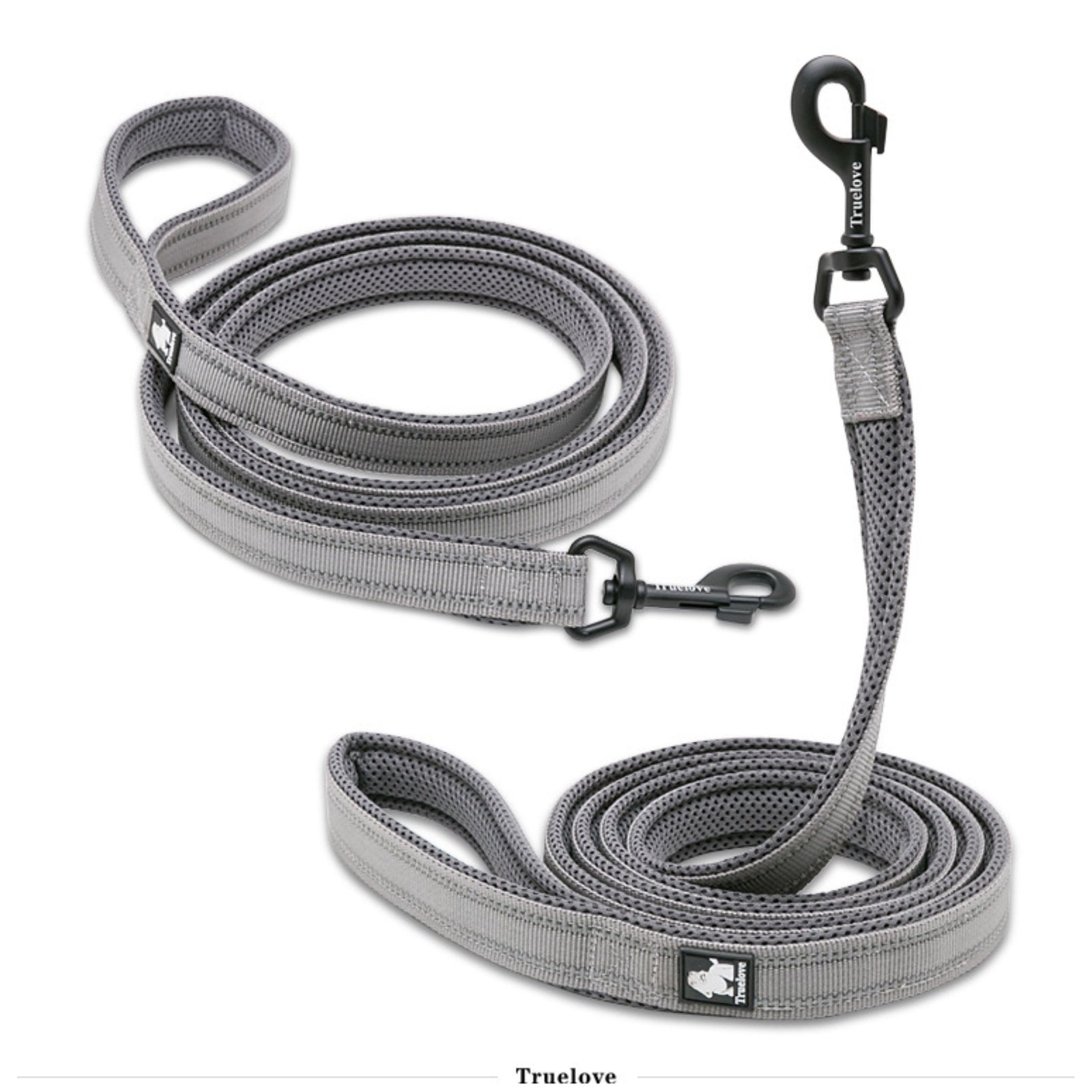 Truelove Classic Dog Leash grey product image - Rufftail Pune