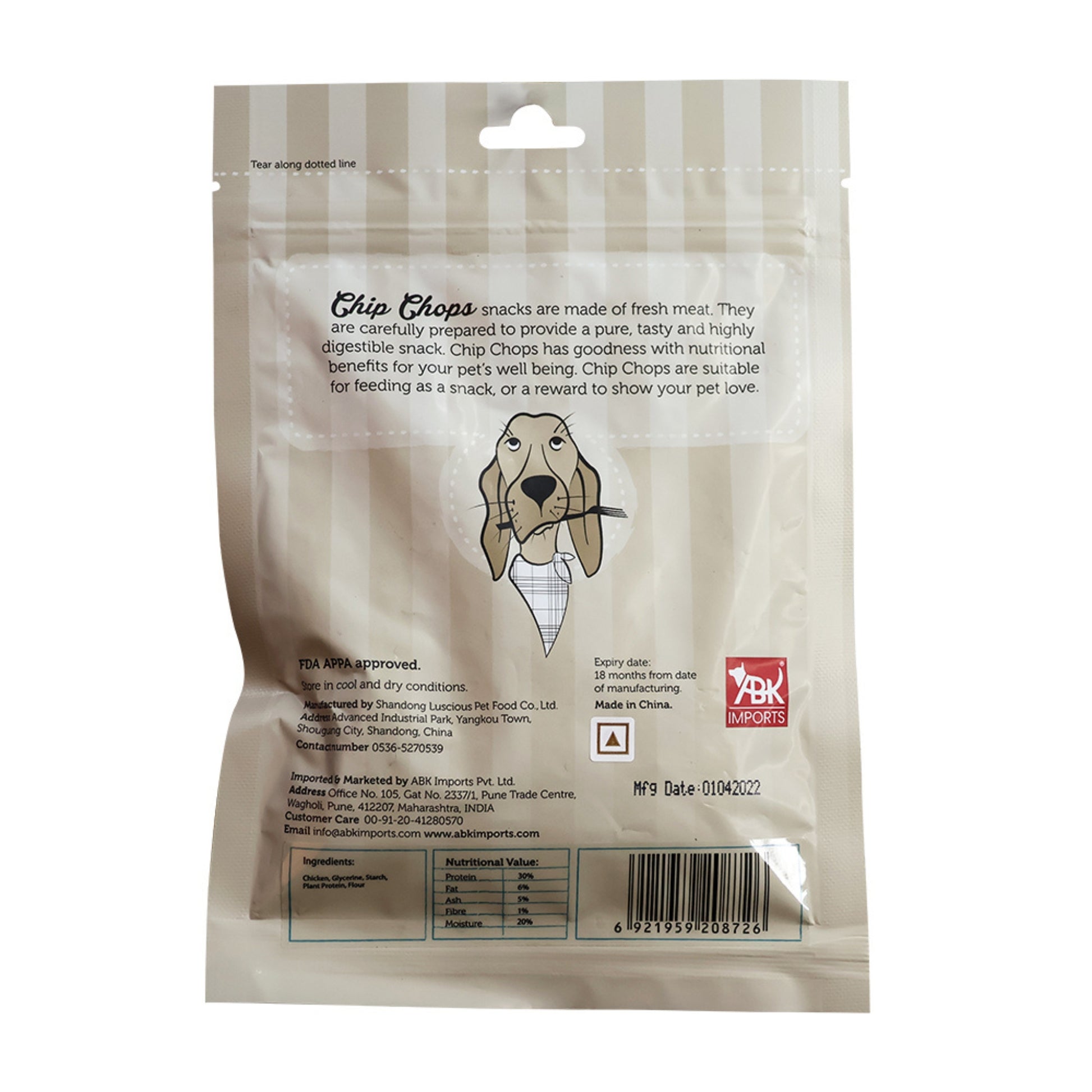 Chip Chops Barbeque Hearts 70g - Rufftail