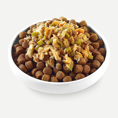 Applaws Wet Dog Food Topper White Fish With Salmon Green Beans & Lentils - 85 gm Pouch - Rufftail