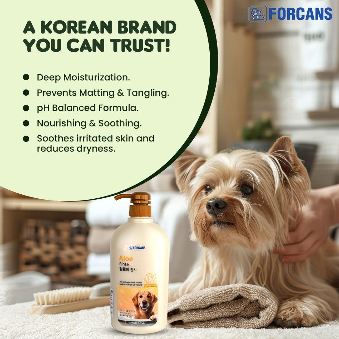 Forbis Aloe Rinse Pet Conditioner- 750ml product image 4 - Rufftail Pune