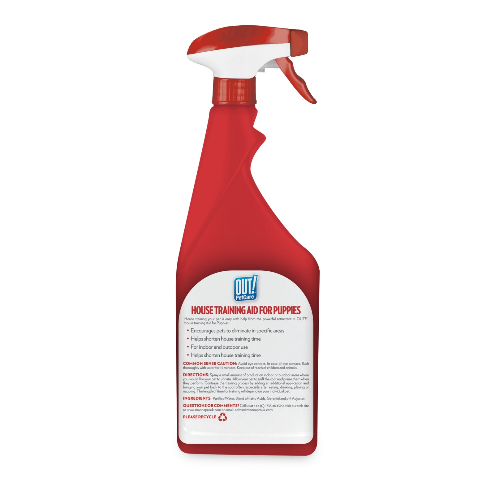 OUT Toilet Home Training Aid for Puppies 500ml product image 2 - Rufftail Pune