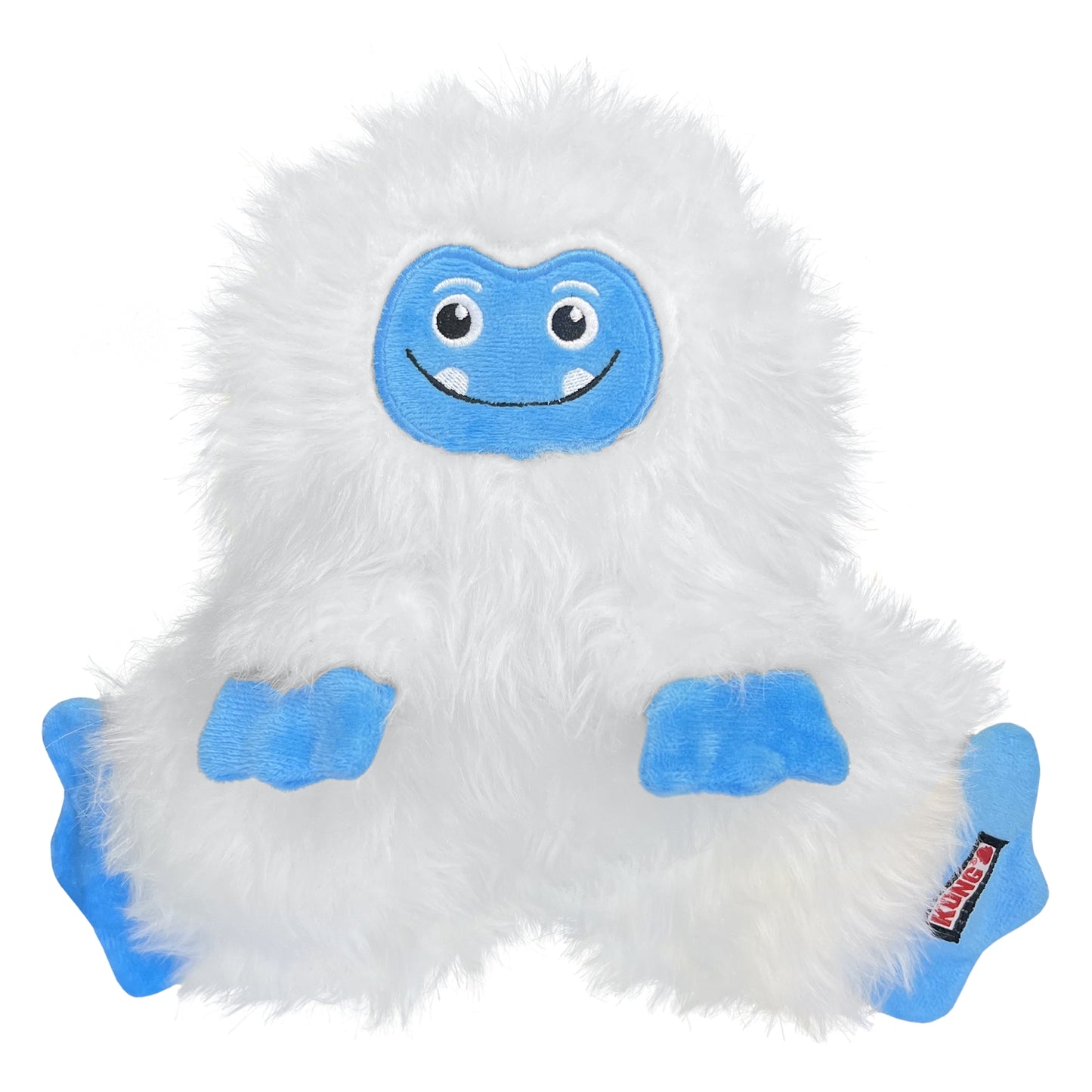 KONG Holiday Frizzles Yeti Dog Toy - Fun & Cozy for Dogs - Rufftail