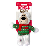 KONG Holiday Wild Knots Bear Dog Toys – Durable & Festive Fun - Rufftail