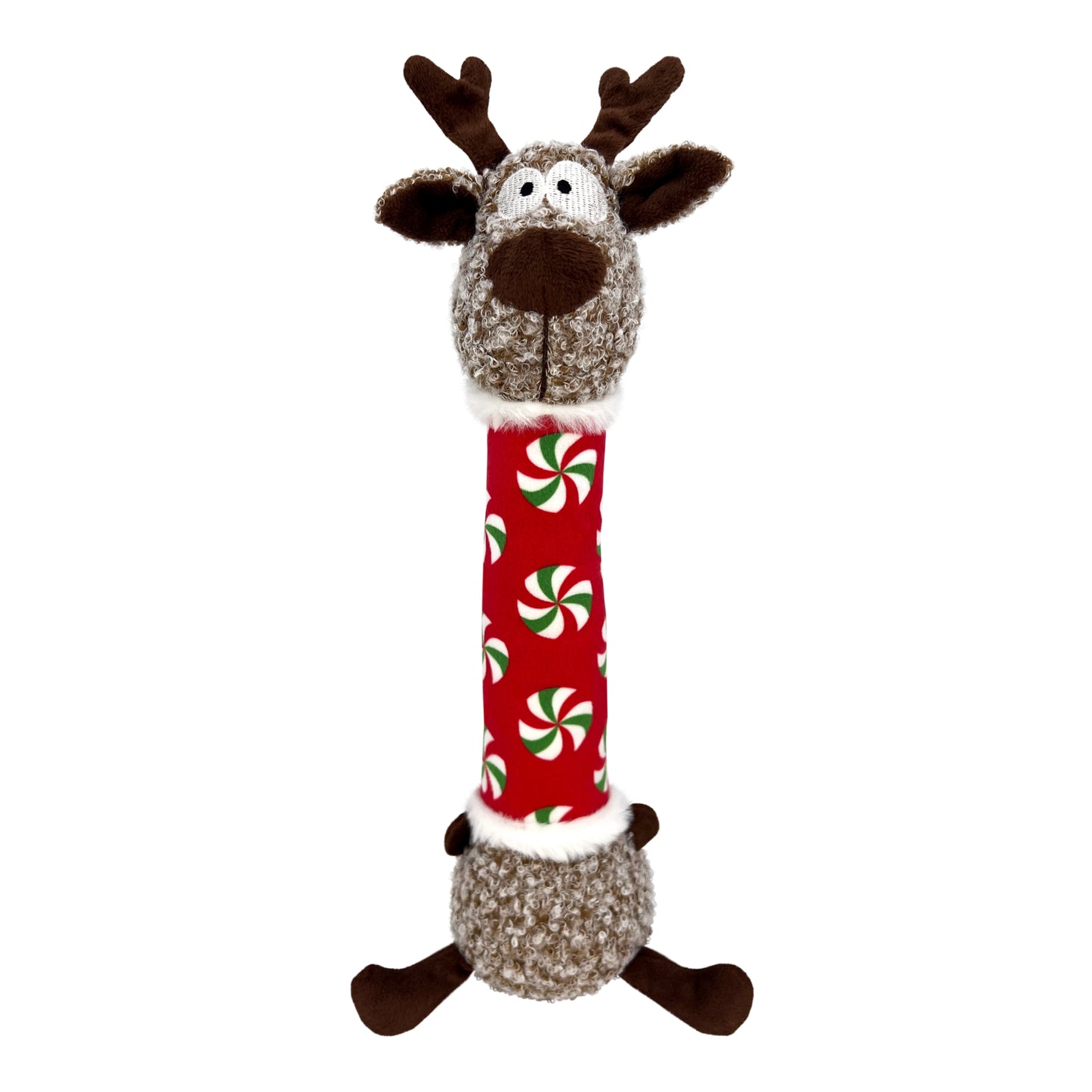 KONG Holiday Shakers Luvs Reindeer Dog Toy – Durable & Festive Fun