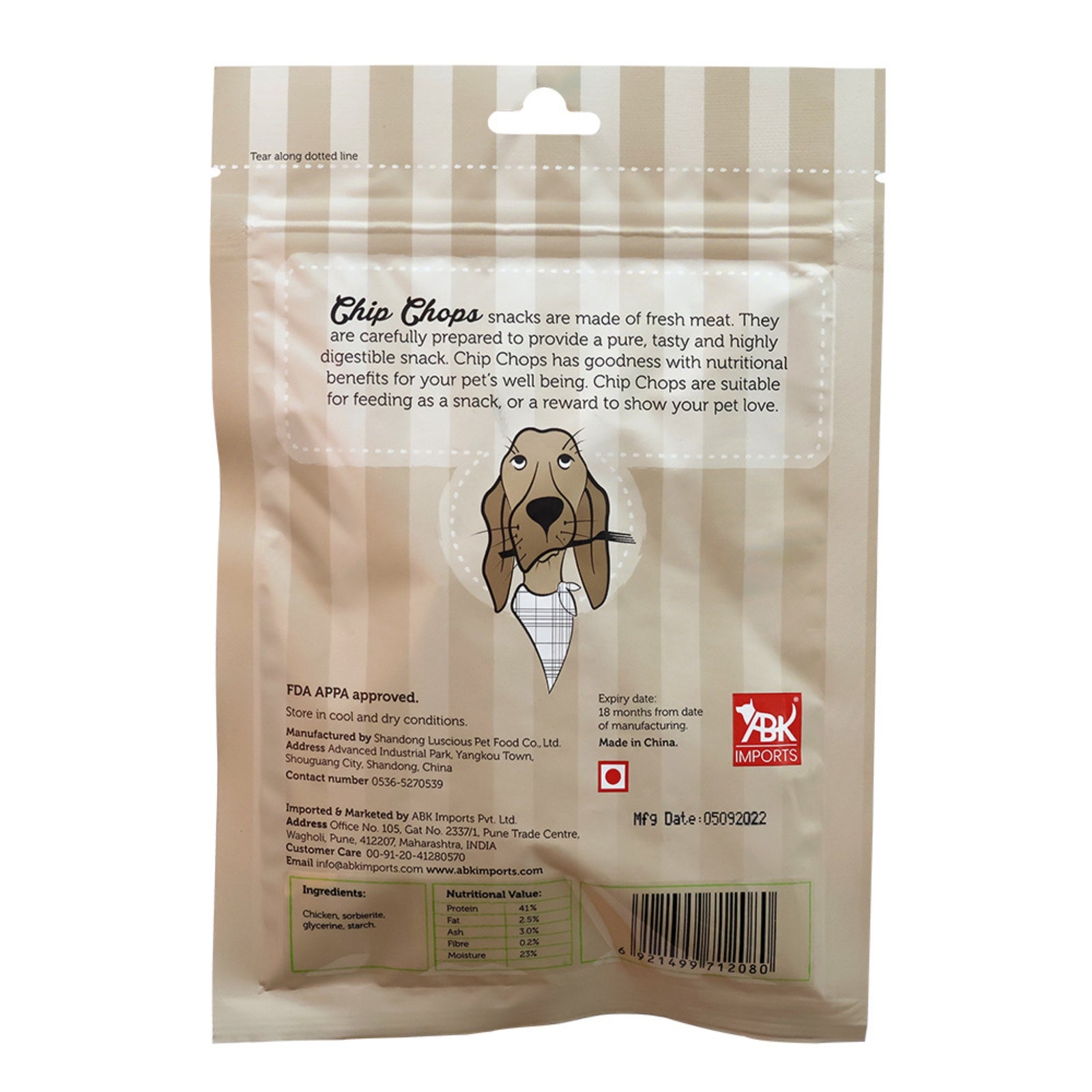 Chip Chops Chicken Tenders 70g - Rufftail