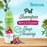 Tropiclean Berry and Coconut Deep Cleansing Shampoo for Pets - 355 ml - Rufftail