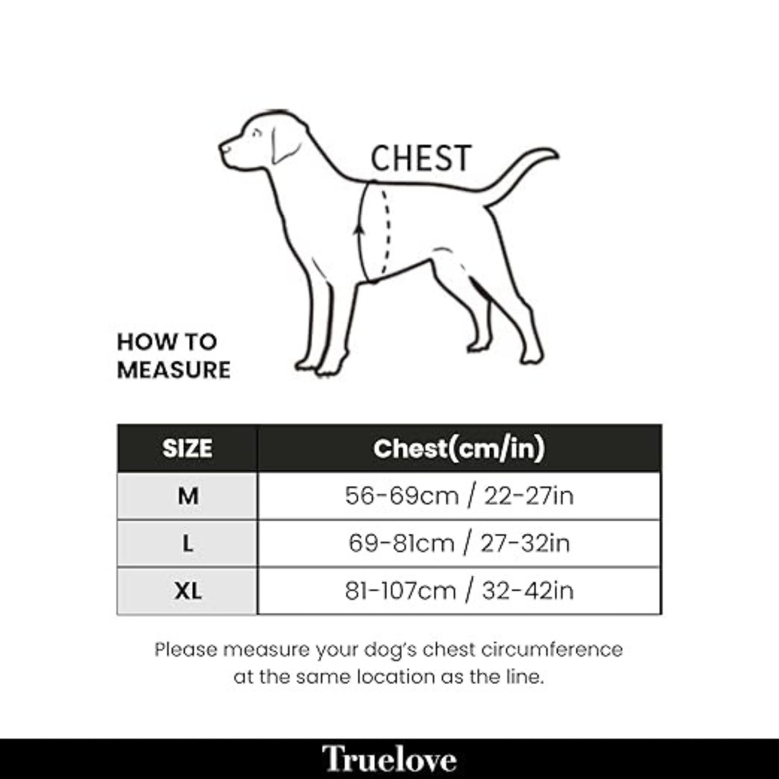 Truelove Escape Proof Dog Harness Comfortable Fit - Vibrant Orange - Rufftail