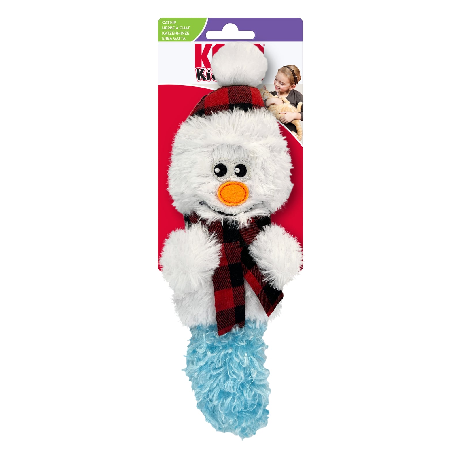 KONG Holiday Kickeroo Character Cat Toy - Fun & Engaging Toy - Rufftail