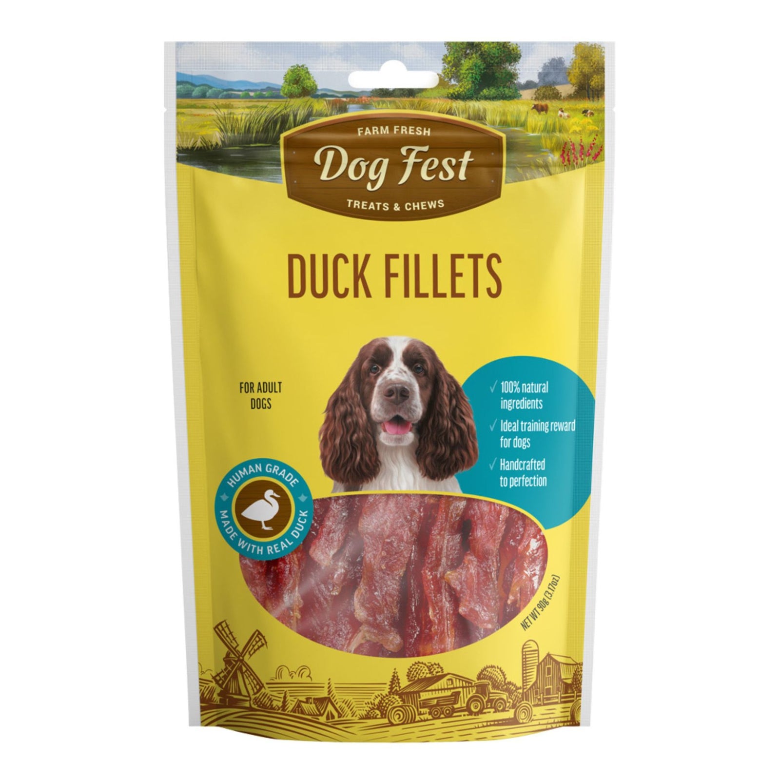 Dogfest Duck fillets Treats - Healthy & Natural Dog Treat - Rufftail