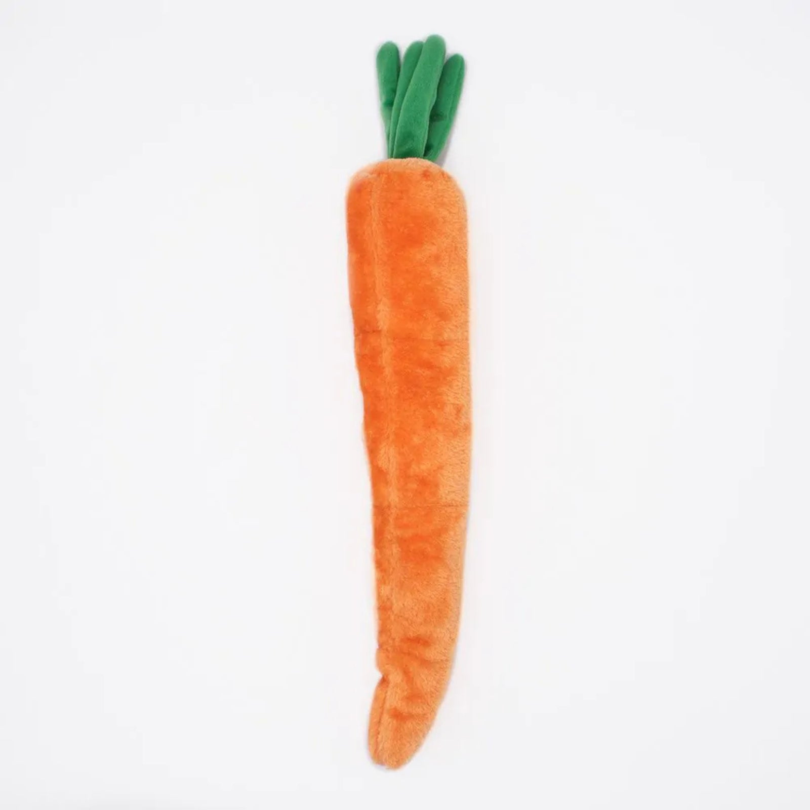BarkButler x Fofos Zippy Paws Jigglerz Carrot - Squeaky Plush Dog Toy - Rufftail