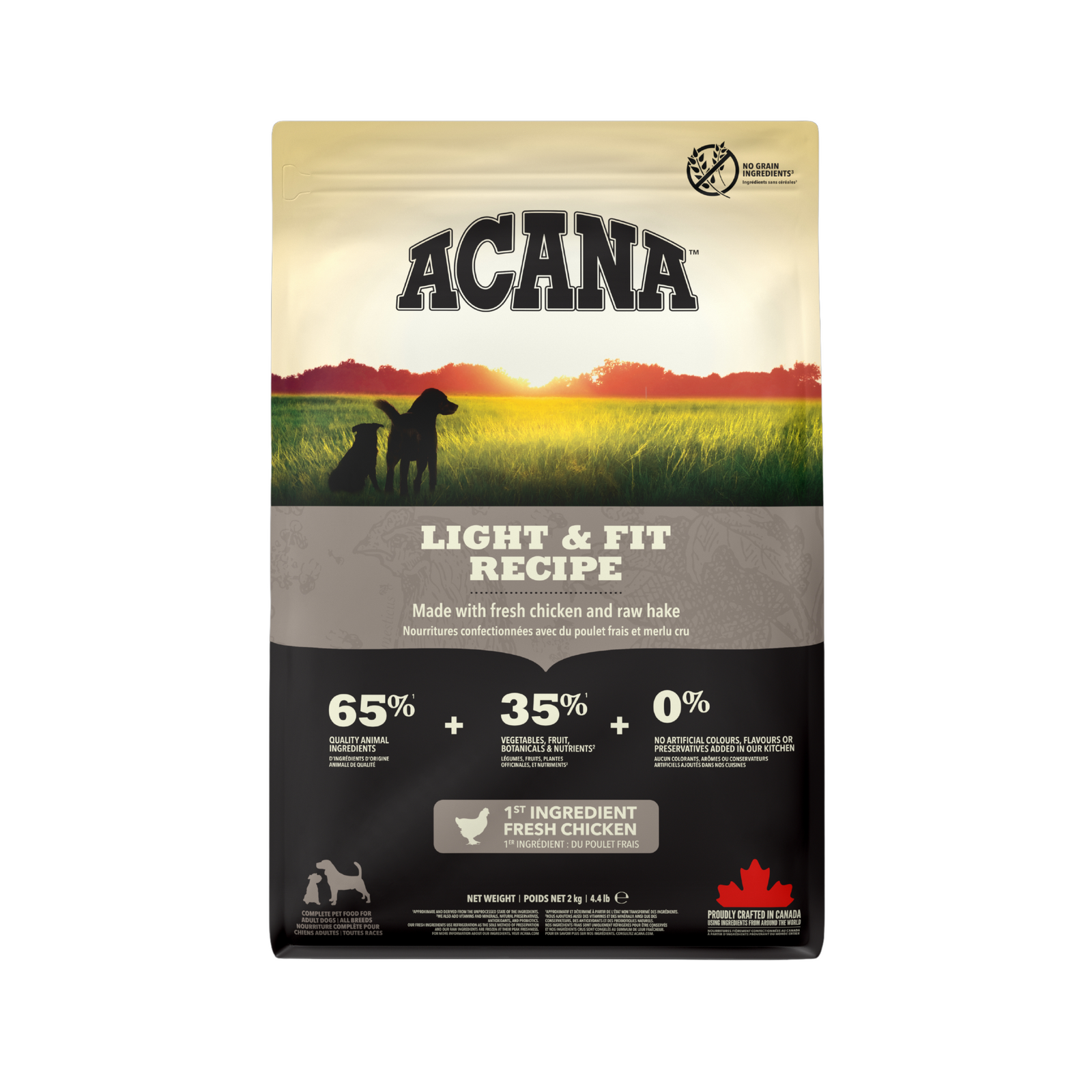 ACANA Light & Fit Adult Dog Food - Ideal for Weight Management - Rufftail