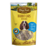 Dogfest Rabbit Ears with Duck - Premium Training Dog Treats - Rufftail