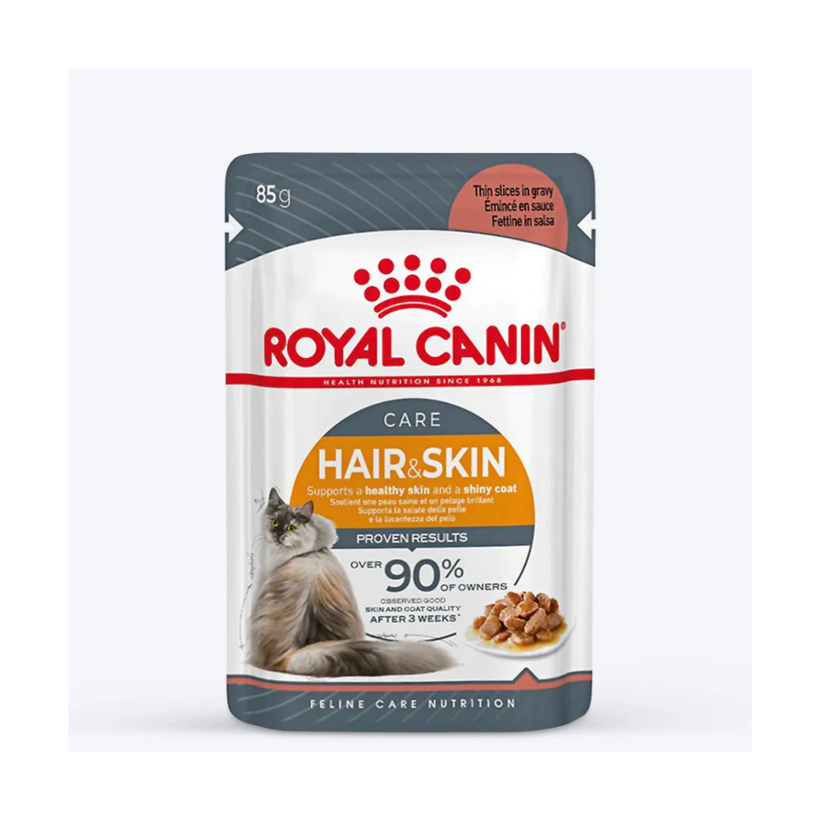 Royal Canin Hair & Skin Care In Gravy Adult Cat Wet Food - Rufftail