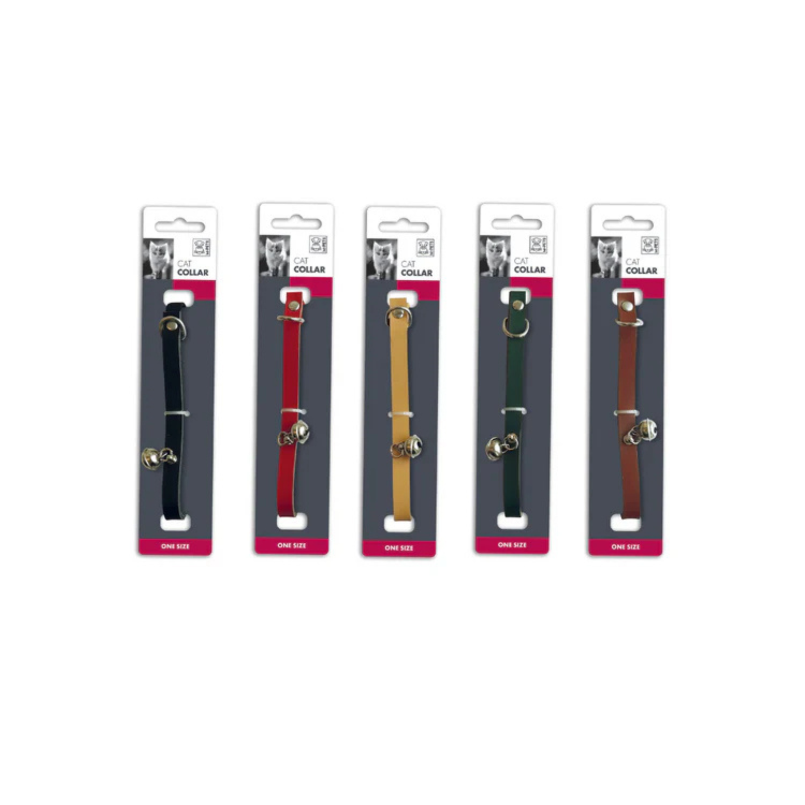 M-PETS Caruso Cat Collar Assorted (Neck: 20-30 cm) - Rufftail Pune