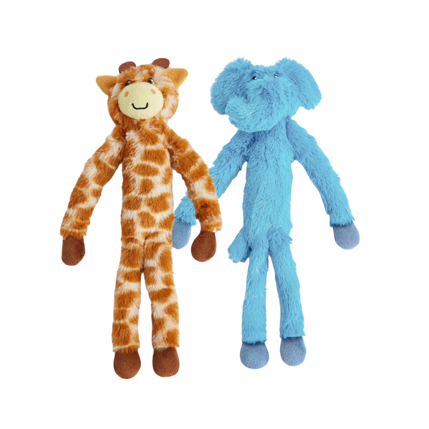 Barkbutler x FOFOS Dog Toy Elephant & Giraffe - 2pk
