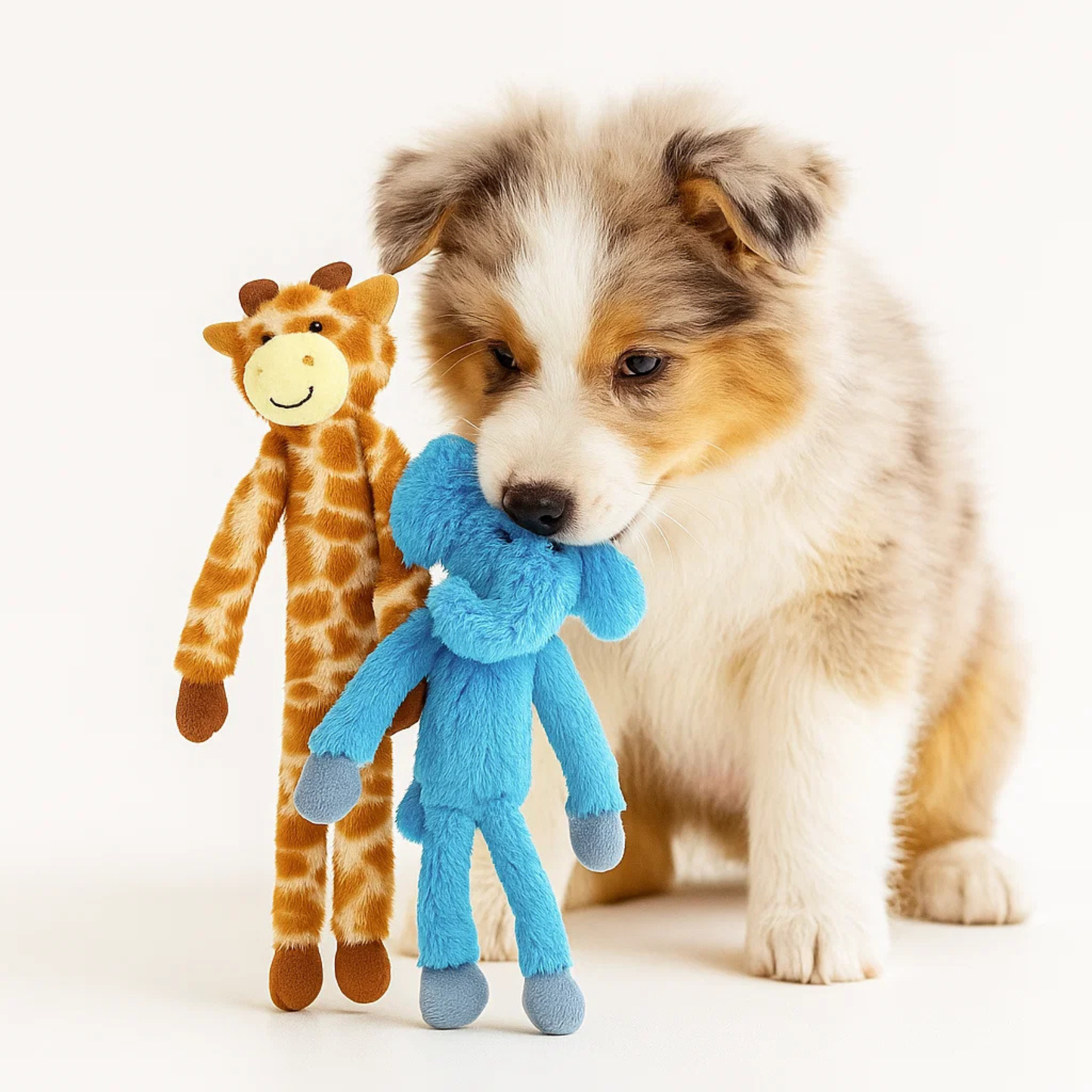 Barkbutler x FOFOS Dog Toy Elephant & Giraffe - 2pk