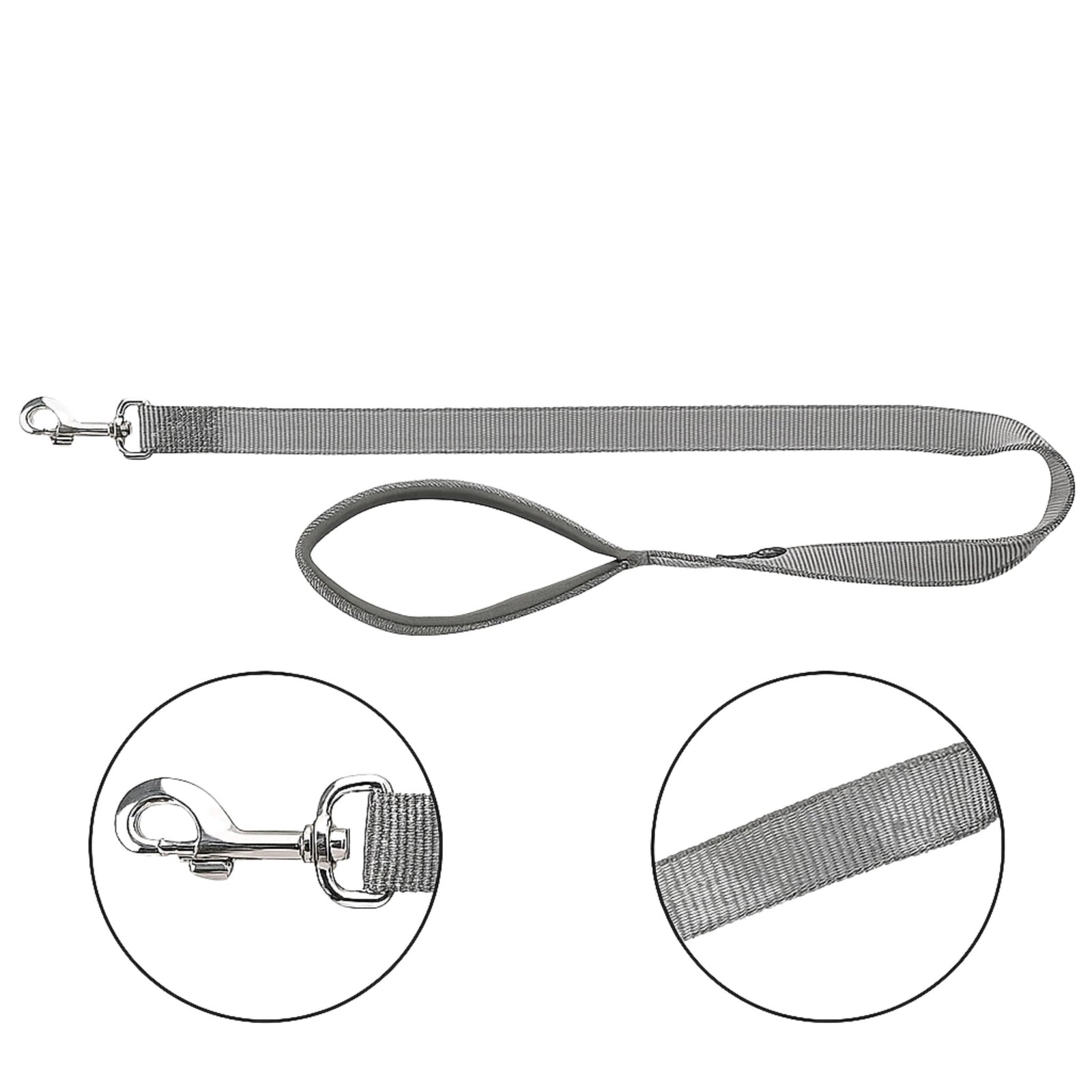 Trixie Premium Graphite Dog Lead L-XL product image 2 - Rufftail Pune