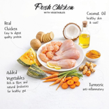 Fidele+ Fresh Chicken Wet Dog Food for Mini Breeds (12x70 g)