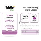 Fidele+ Fresh Chicken Wet Dog Food for Mini Breeds (12x70 g)