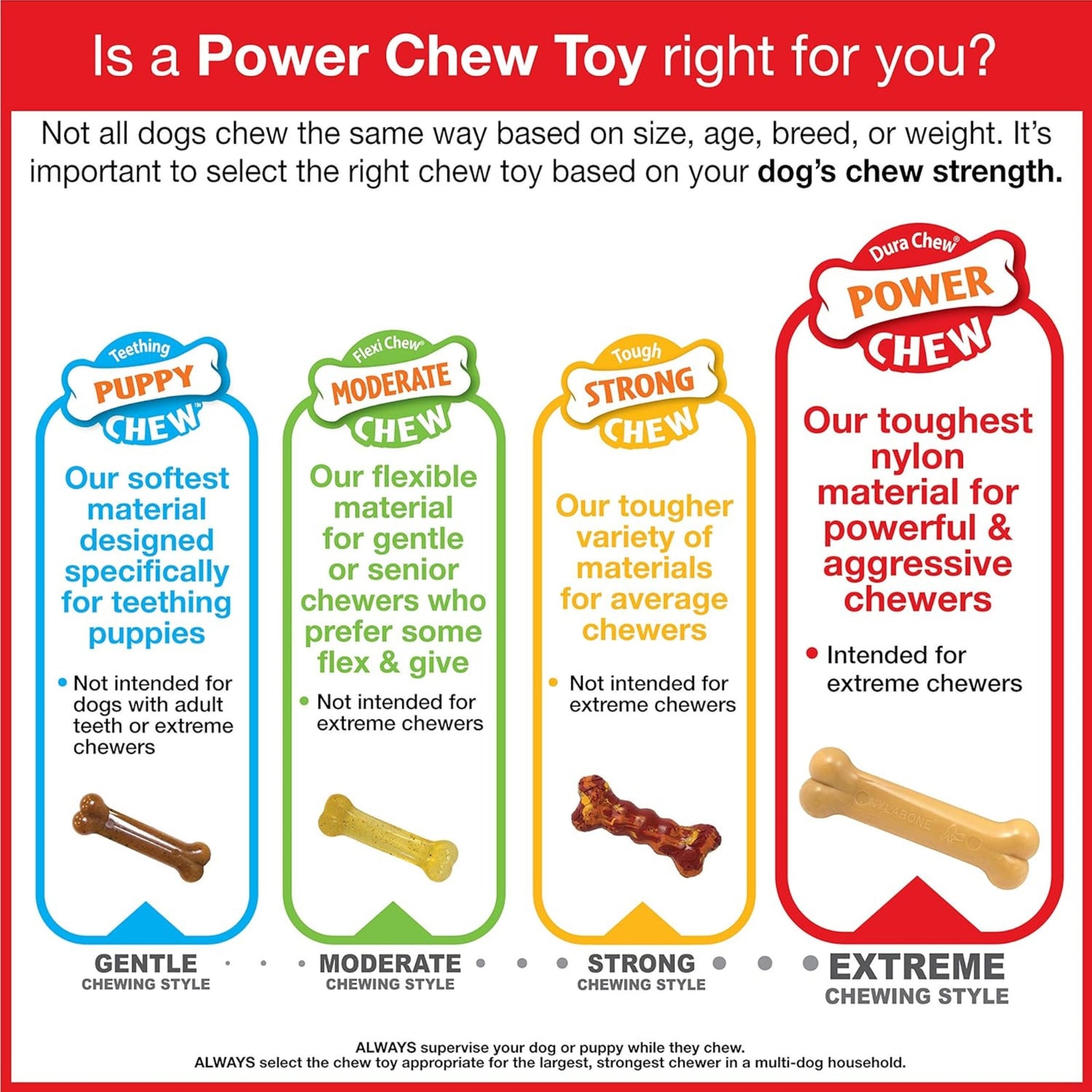 Nylabone Power Chew Flavours Frenzy Bone Triple (Pack of 3) product image 10 - Rufftail Pune