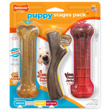 Nylabone Puppy Chew Stages Chew Toy (Pack of 3) - Rufftail Pune