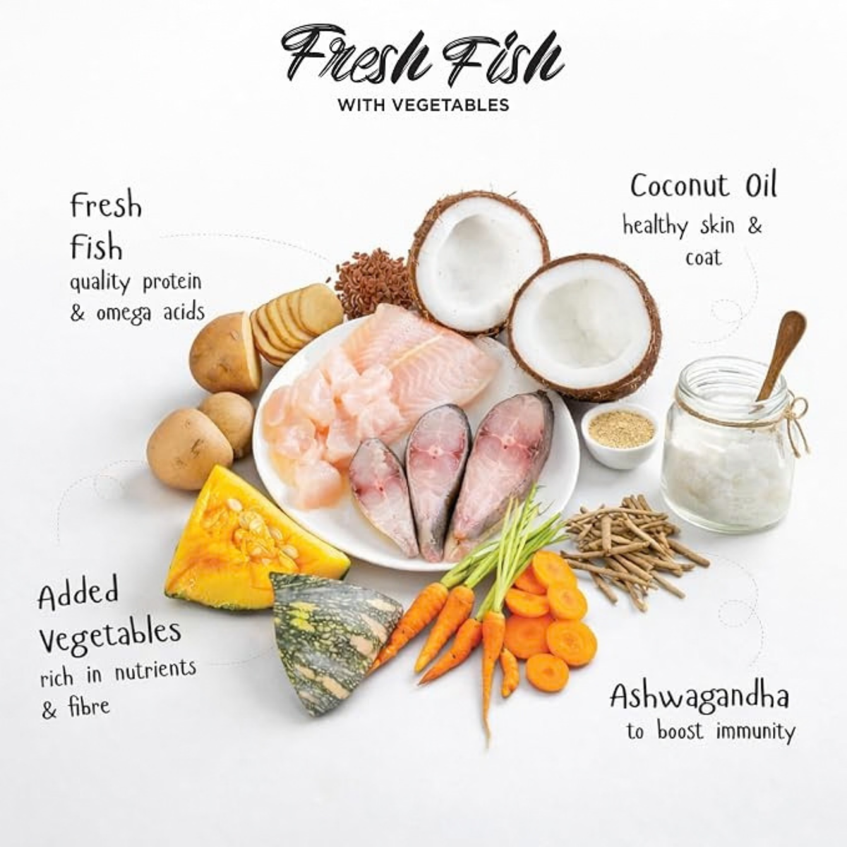 Fidele+ Fresh Fish Wet Dog Food for Mini Breeds (12x70 g)