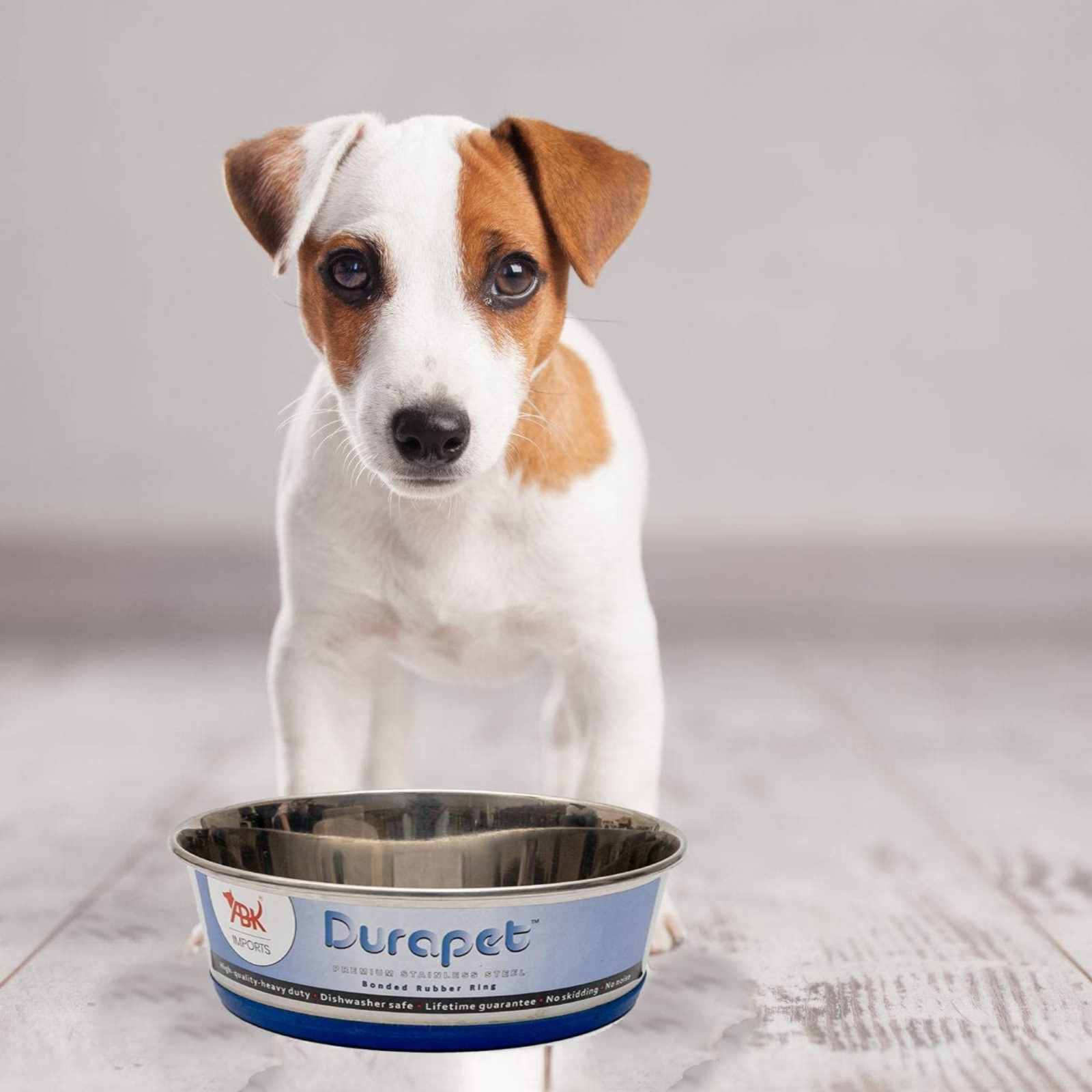 Durapet Bowl with Silicon Bonding At Bottom Food Bowl