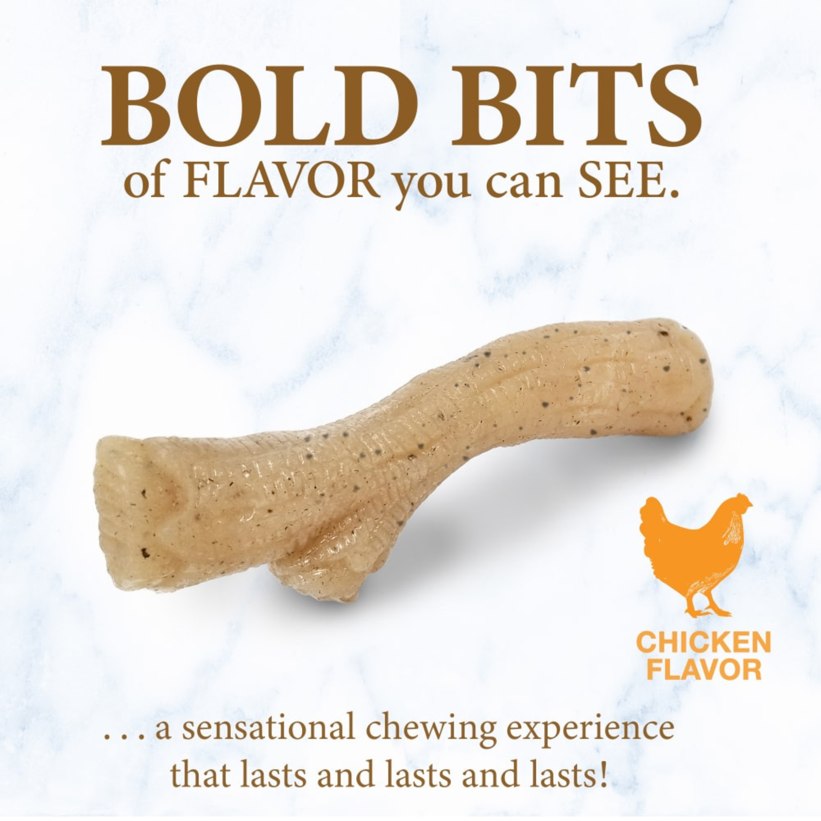 Nylabone Strong Chew Gourmet Style Femur Puppy Chew Toy- Medium product image 2 - Rufftail Pune