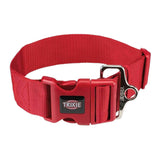Trixie Extra Wide Premium Dog Collar- Red M-L - Rufftail Pune