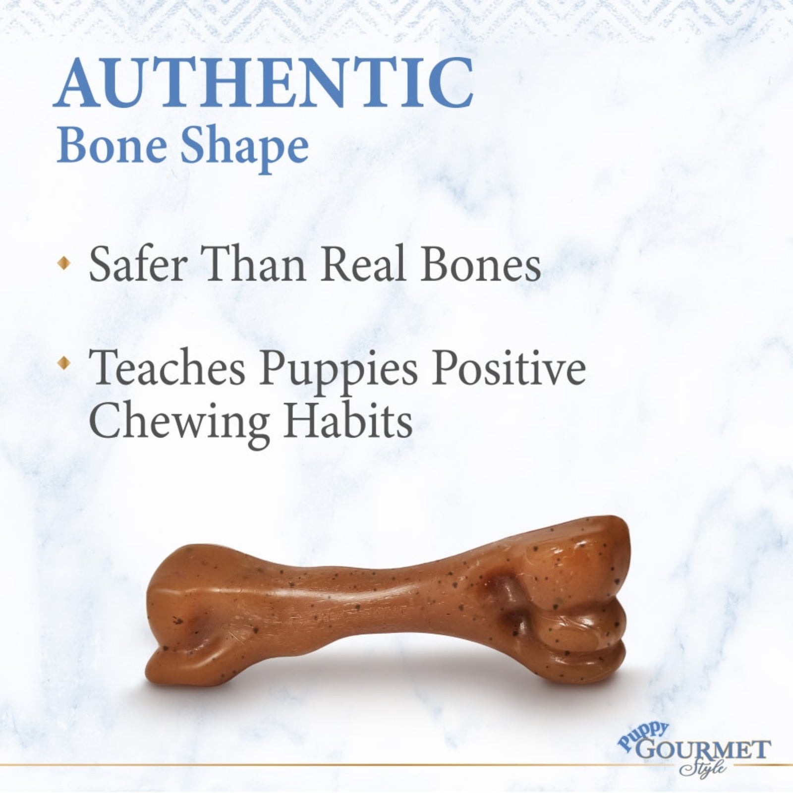 Nylabone Strong Chew Gourmet Style Femur Puppy Chew Toy- Small - Rufftail
