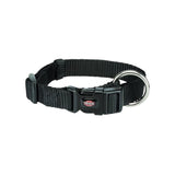 Trixie Premium Dog Collar- Jet Black - Rufftail Pune