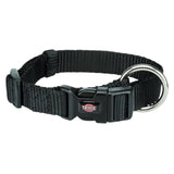 Trixie Premium Dog Collar- Jet Black product image 2 - Rufftail Pune