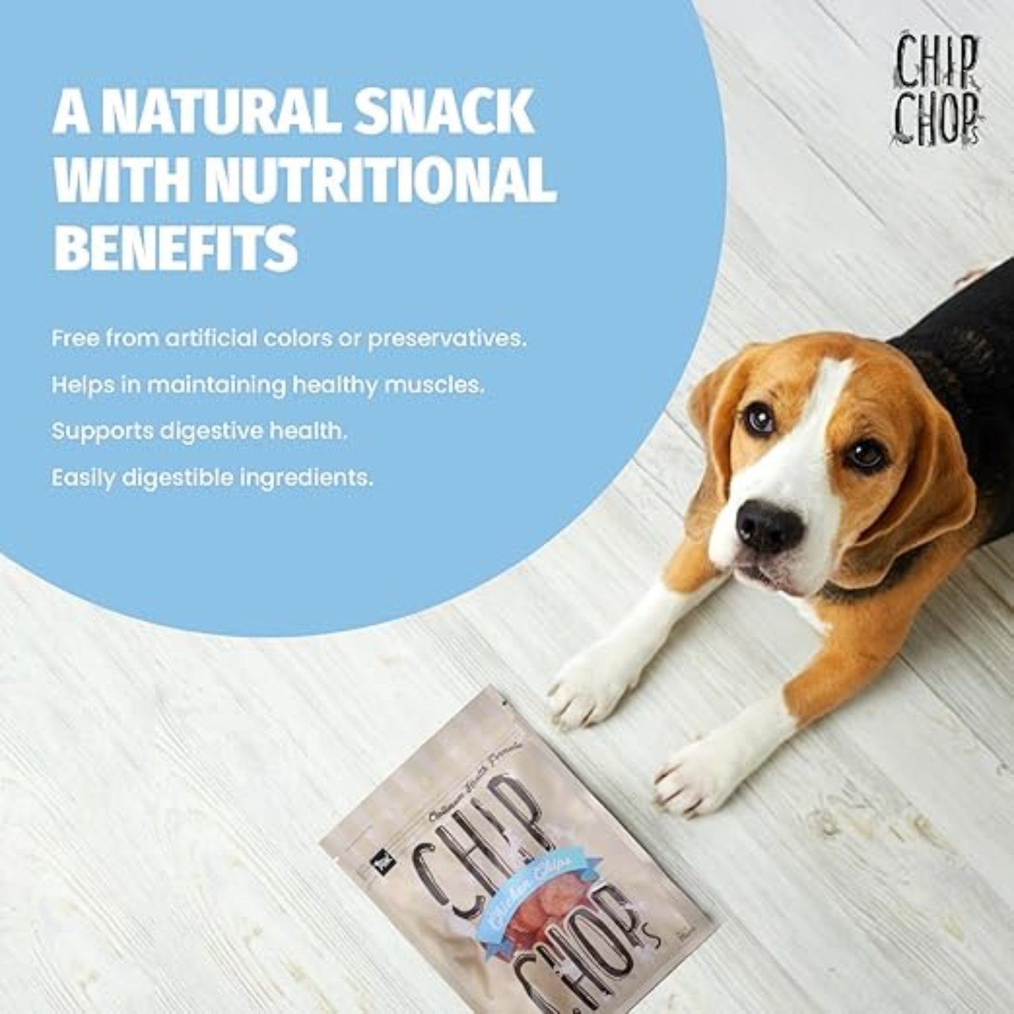 Chip Chops Chicken Chips Coins Treats - 70g