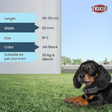 Trixie Premium Dog Collar- Jet Black product image 6 - Rufftail Pune