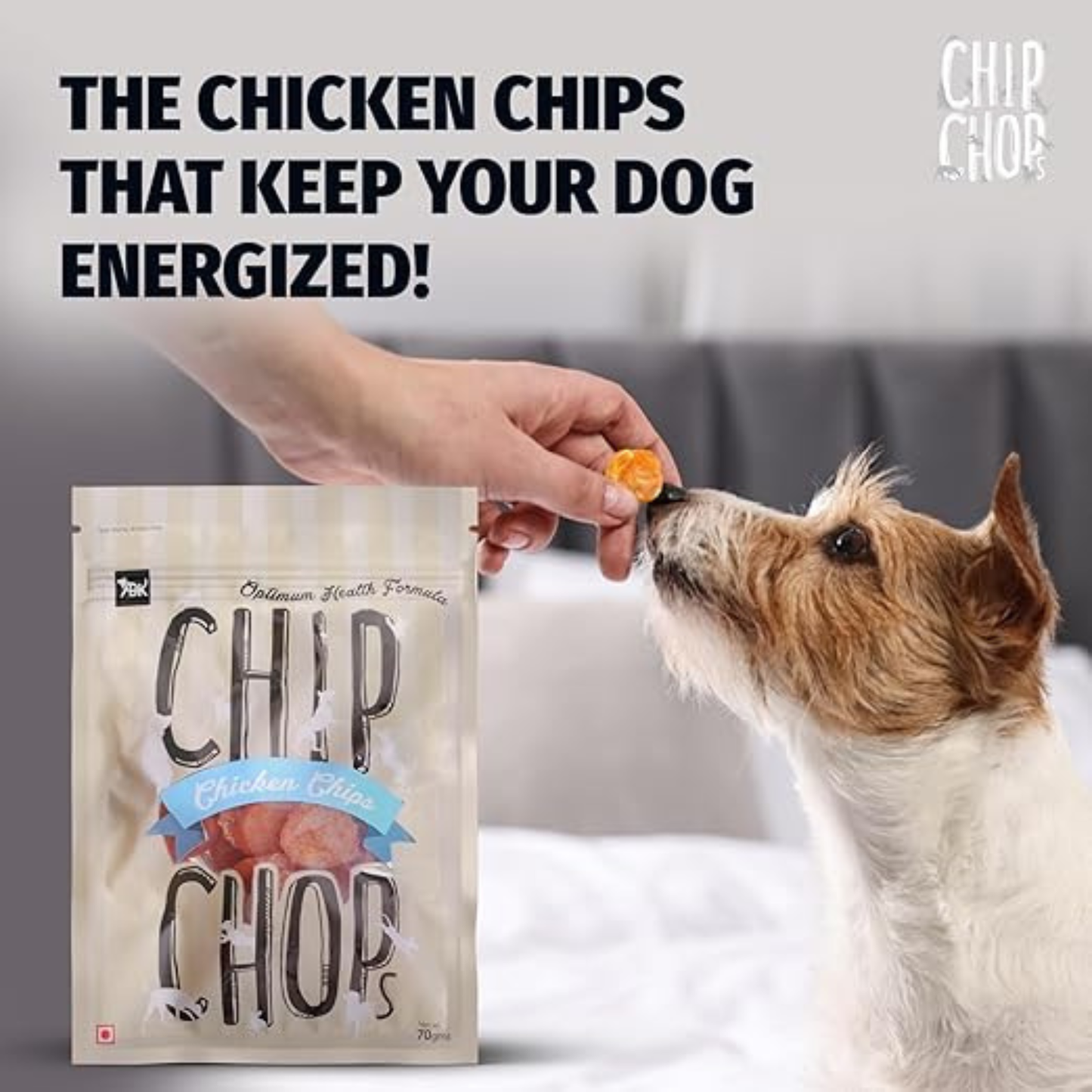 Chip Chops Chicken Chips Coins Treats - 70g