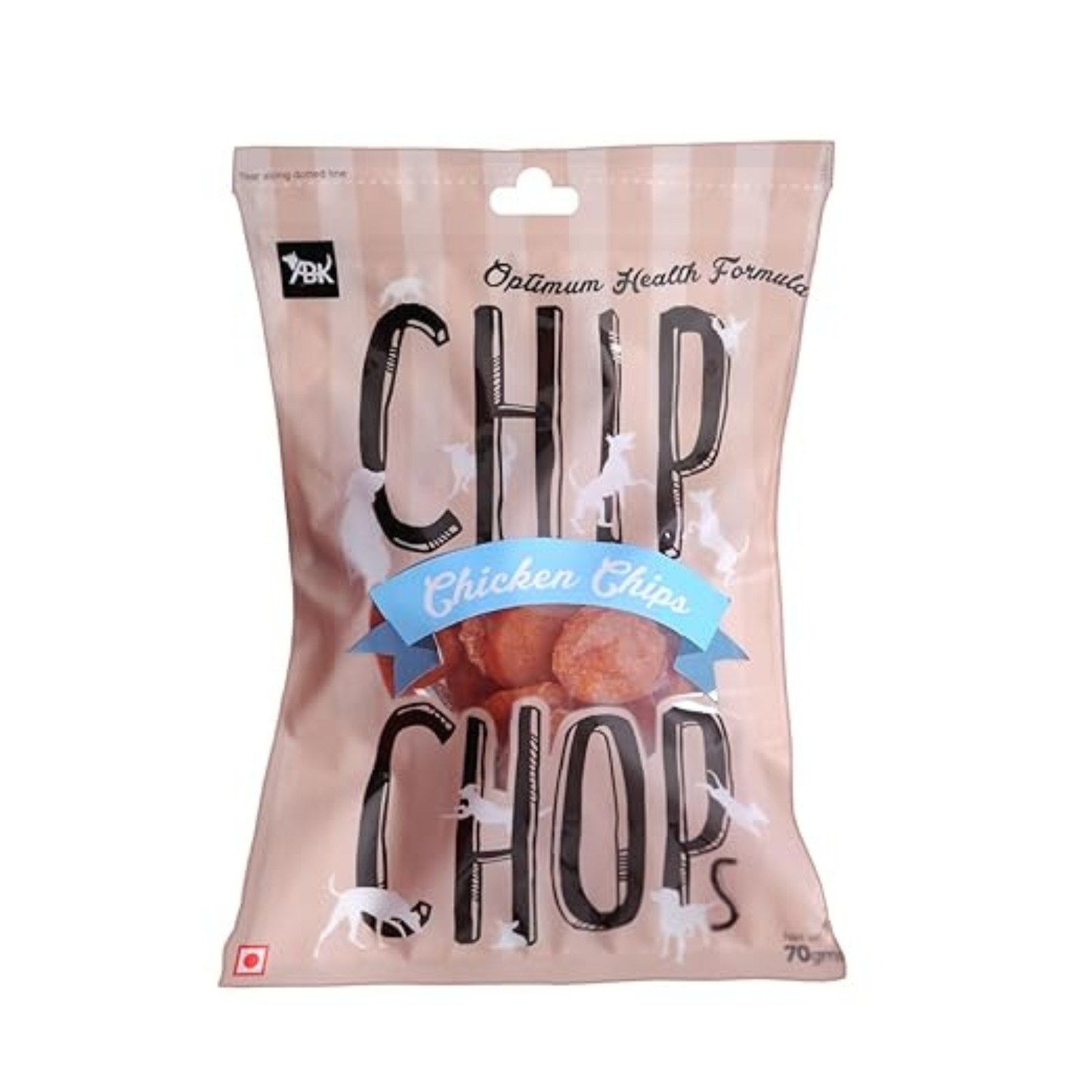Chip Chops Chicken Chips Coins Treats - 70g