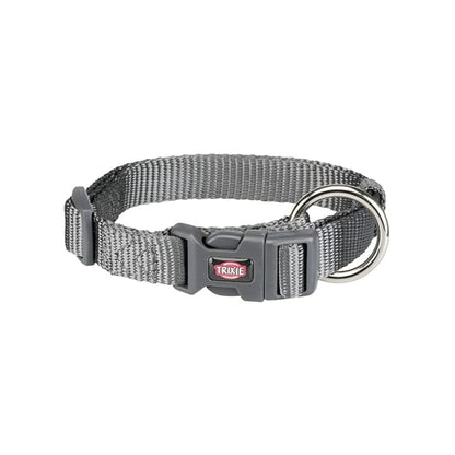 Trixie Premium Dog Collar Graphite M-L